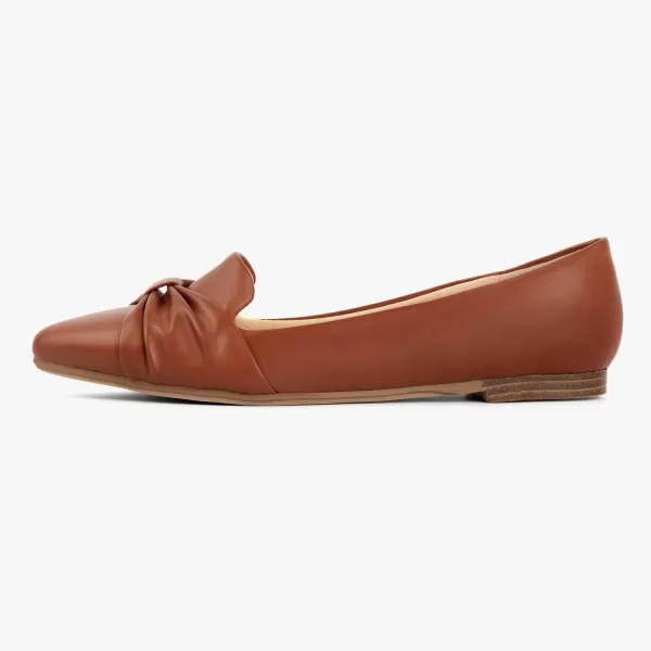 MUSSHOE Ballet Flats Dress Shoes for Women Comfortable Women's Pointed Toe Flat Slip On with Bow