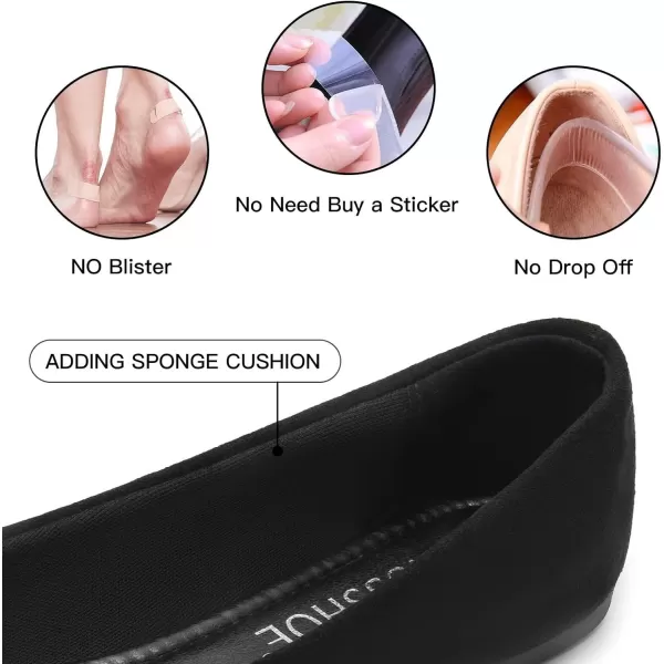 MUSSHOE Ballet Flats Dress Shoes for Women Comfortable Women's Pointed Toe Flat Slip On with Bow