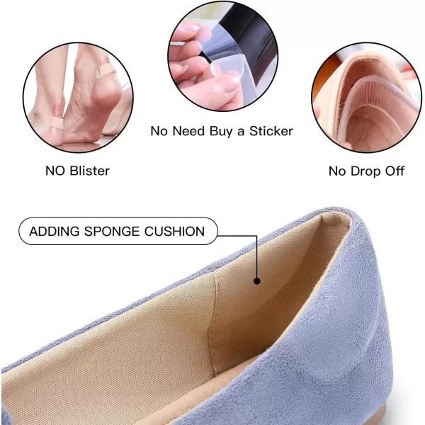 MUSSHOE Ballet Flats Dress Shoes for Women Comfortable Women's Pointed Toe Flat Slip On with Bow