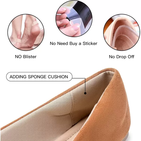 MUSSHOE Ballet Flats Dress Shoes for Women Comfortable Women's Pointed Toe Flat Slip On with Bow