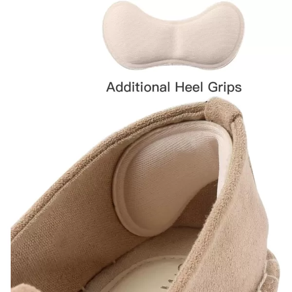 MUSSHOE Espadrilles for Women Flats Dressy Comfort Flat Closed Toe