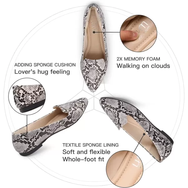 MUSSHOE Flat Shoes Women Comfortable Slip on Women's Flats