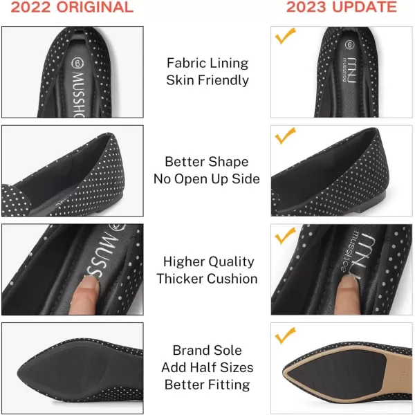 MUSSHOE Flat Shoes Women Comfortable Slip on Women's Flats
