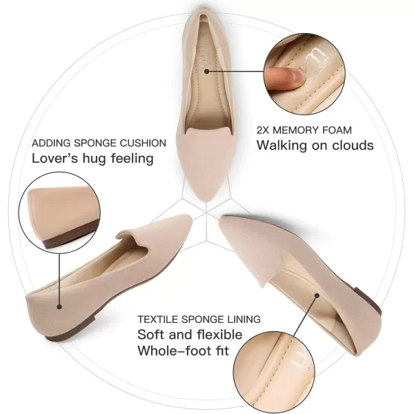 MUSSHOE Flat Shoes Women Comfortable Slip on Women's Flats