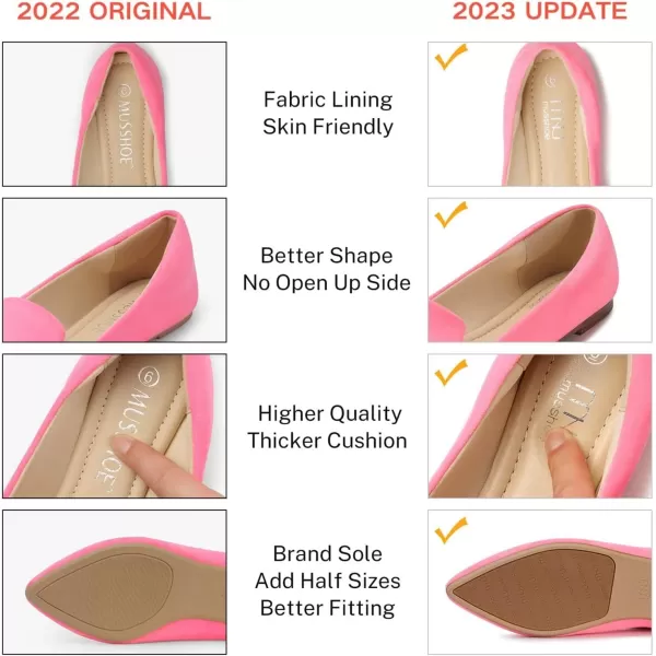 MUSSHOE Flat Shoes Women Comfortable Slip on Women's Flats