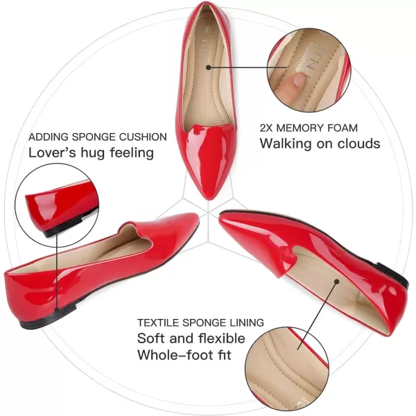 MUSSHOE Flat Shoes Women Comfortable Slip on Women's Flats