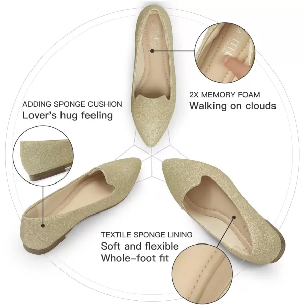 MUSSHOE Flat Shoes Women Comfortable Slip on Women's Flats