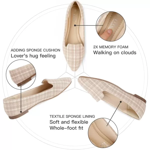 MUSSHOE Flat Shoes Women Comfortable Slip on Women's Flats