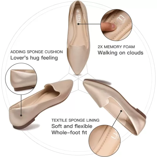 MUSSHOE Flat Shoes Women Comfortable Slip on Women's Flats
