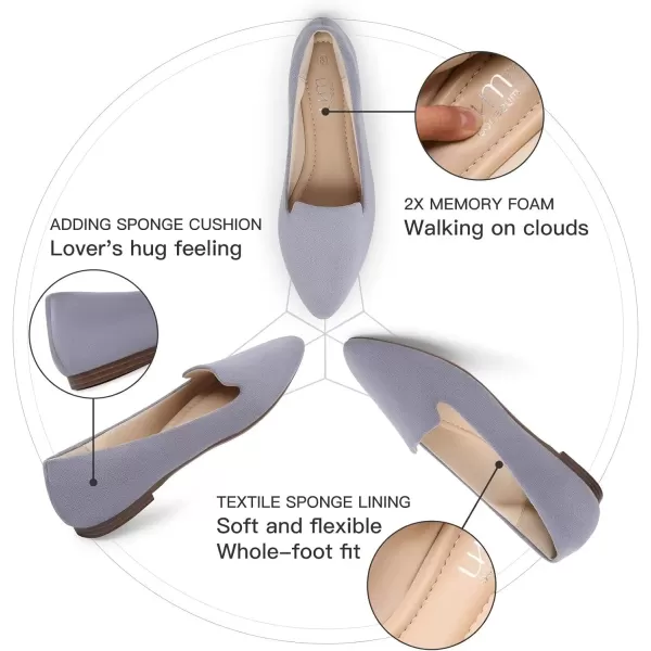MUSSHOE Flat Shoes Women Comfortable Slip on Women's Flats