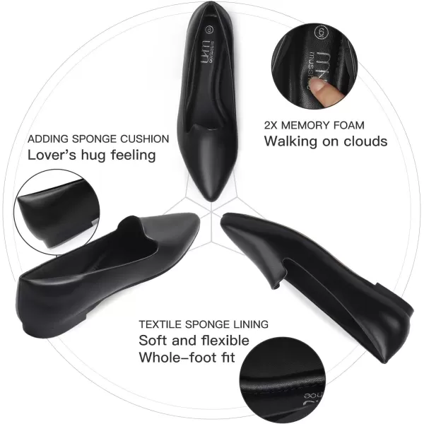 MUSSHOE Flat Shoes Women Comfortable Slip on Women's Flats