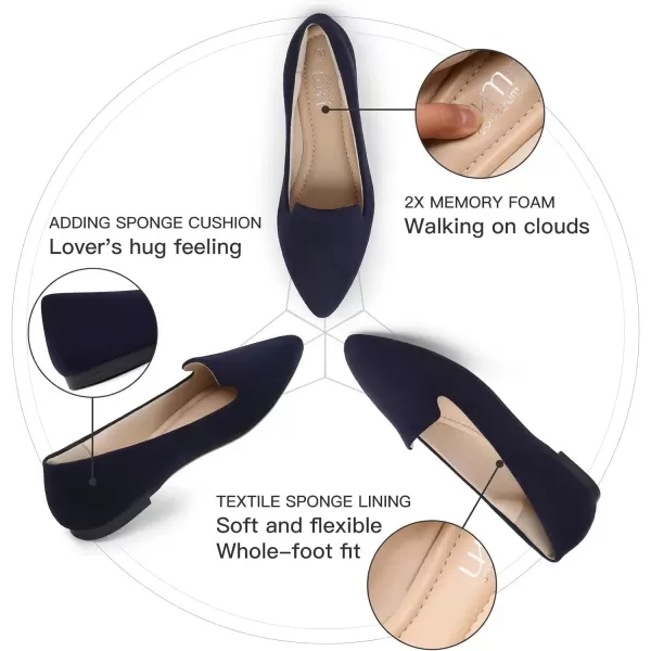 MUSSHOE Flat Shoes Women Comfortable Slip on Women's Flats