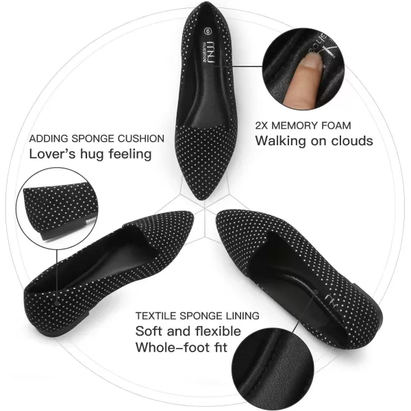 MUSSHOE Flat Shoes Women Comfortable Slip on Women's Flats