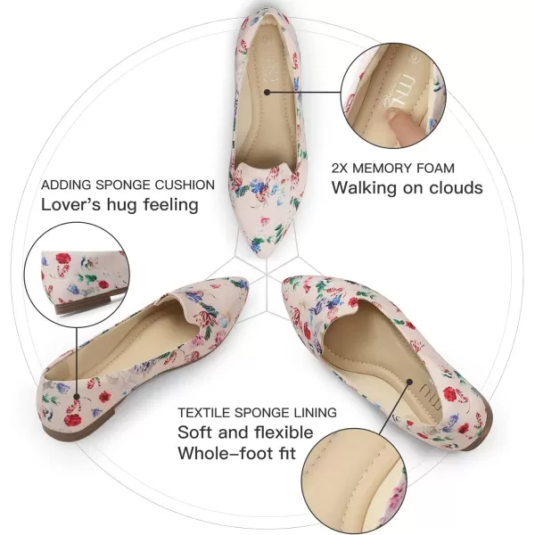 MUSSHOE Flat Shoes Women Comfortable Slip on Women's Flats