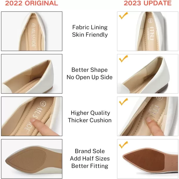 MUSSHOE Flat Shoes Women Comfortable Slip on Women's Flats