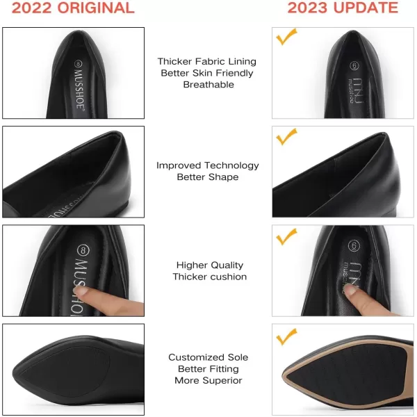 MUSSHOE Flat Shoes Women Comfortable Slip on Women's Flats