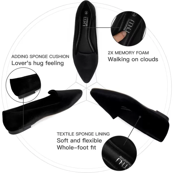 MUSSHOE Flat Shoes Women Comfortable Slip on Women's Flats