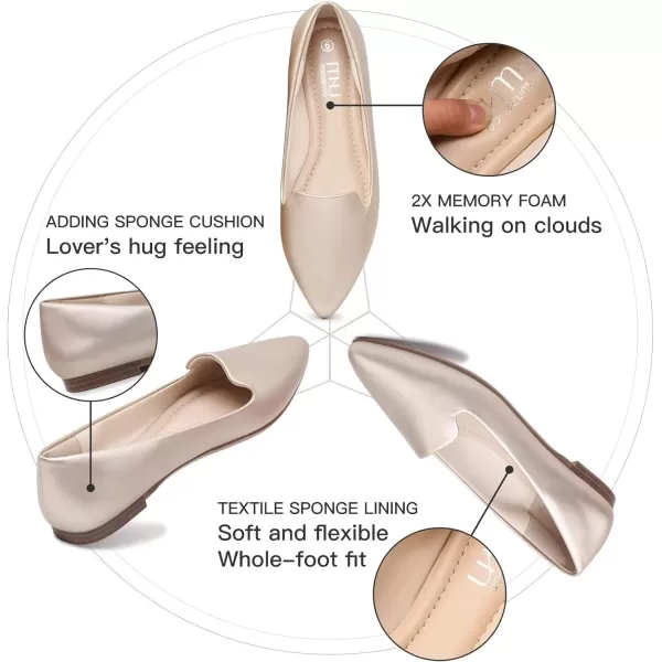 MUSSHOE Flat Shoes Women Comfortable Slip on Women's Flats