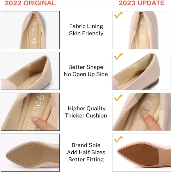 MUSSHOE Flat Shoes Women Comfortable Slip on Women's Flats