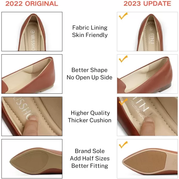MUSSHOE Flat Shoes Women Comfortable Slip on Women's Flats