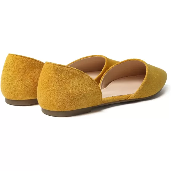 MUSSHOE Flat Shoes Women D'Orsay Pointed Toe Ankle Strap Women's Flats