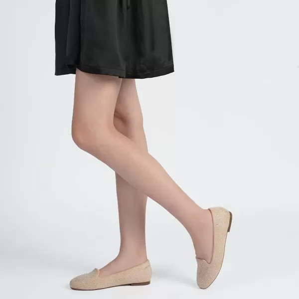 MUSSHOE Flats Shoes Women Comfortable Round Toe Memory Foam Women's Flats