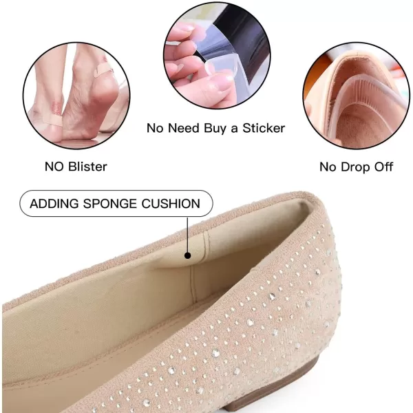 MUSSHOE Flats Shoes Women Comfortable Round Toe Memory Foam Women's Flats