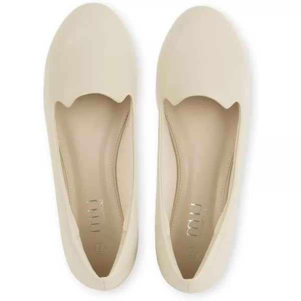 MUSSHOE Flats Shoes Women Comfortable Round Toe Memory Foam Women's Flats