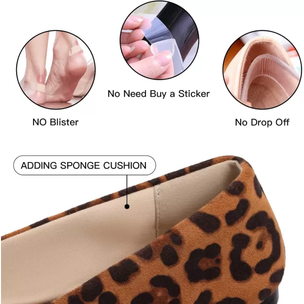 MUSSHOE Flats Shoes Women Comfortable Round Toe Memory Foam Women's Flats