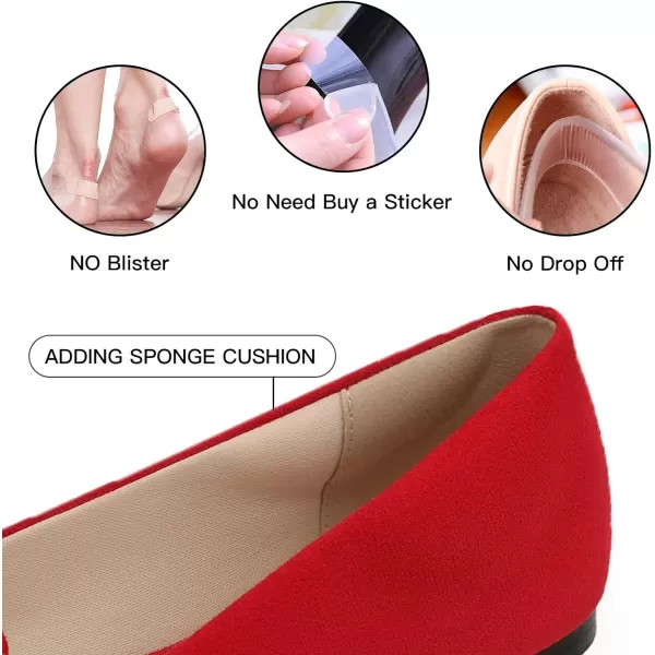 MUSSHOE Flats Shoes Women Comfortable Round Toe Memory Foam Women's Flats