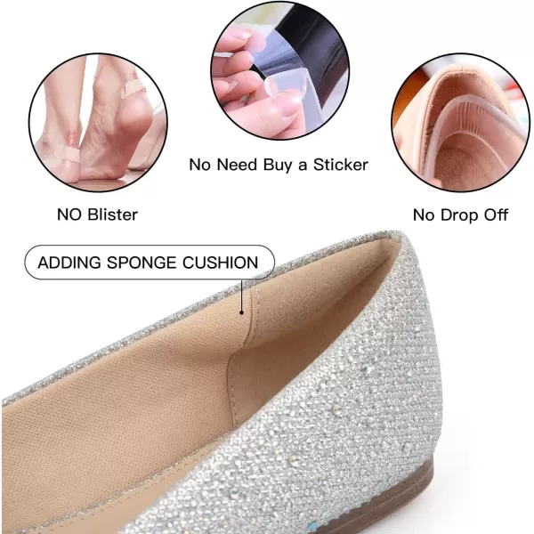 MUSSHOE Flats Shoes Women Comfortable Round Toe Memory Foam Women's Flats