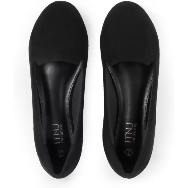 MUSSHOE Flats Shoes Women Comfortable Round Toe Memory Foam Women's Flats