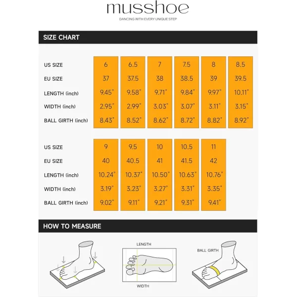 MUSSHOE Flats Shoes Women Comfortable Round Toe Memory Foam Women's Flats