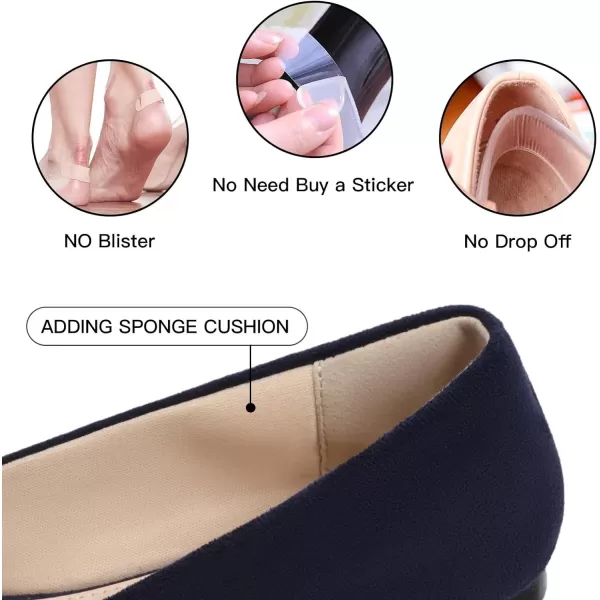 MUSSHOE Flats Shoes Women Comfortable Round Toe Memory Foam Women's Flats