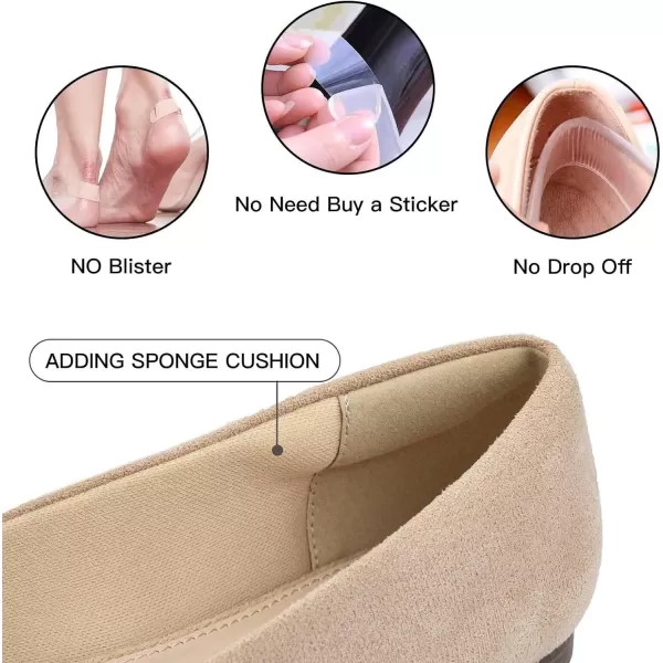 MUSSHOE Flats Shoes Women Comfortable Round Toe Memory Foam Women's Flats