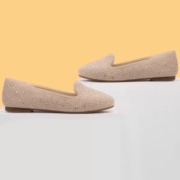 MUSSHOE Flats Shoes Women Comfortable Round Toe Memory Foam Women's Flats