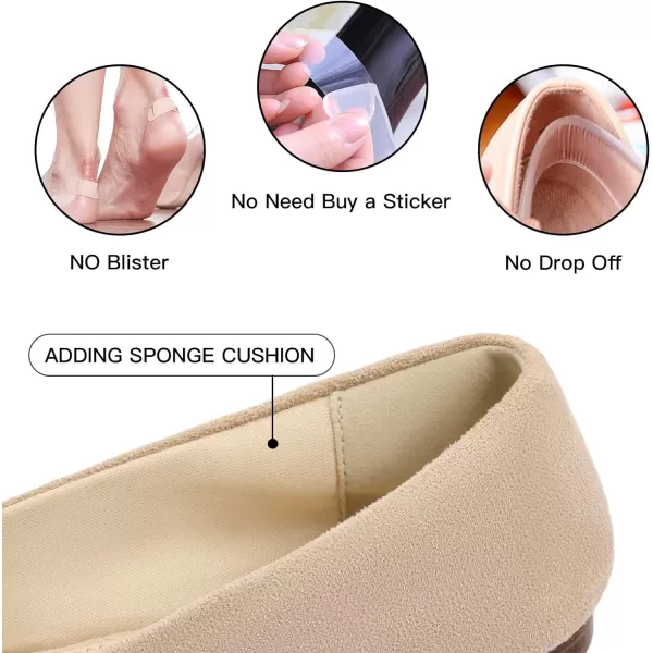 MUSSHOE Flats Shoes Women Comfortable Round Toe Memory Foam Women's Flats