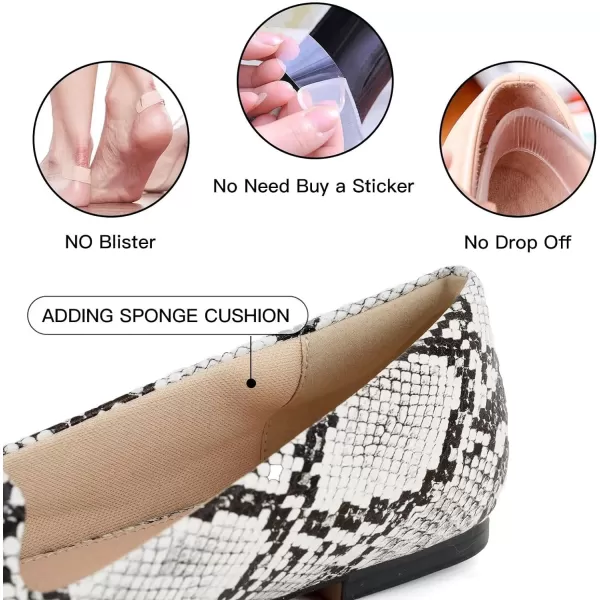 MUSSHOE Flats Shoes Women Comfortable Round Toe Memory Foam Women's Flats