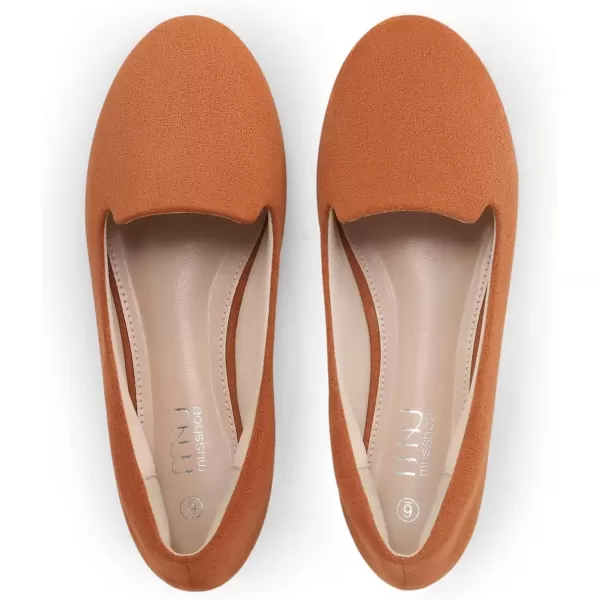 MUSSHOE Flats Shoes Women Comfortable Round Toe Memory Foam Women's Flats