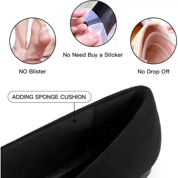 MUSSHOE Flats Shoes Women Comfortable Round Toe Memory Foam Women's Flats
