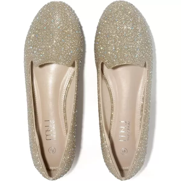 MUSSHOE Flats Shoes Women Comfortable Round Toe Memory Foam Women's Flats
