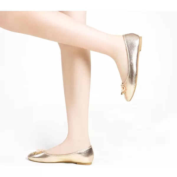 MUSSHOE Flats Shoes Women Comfortable Round Toe Memory Foam Women's Flats