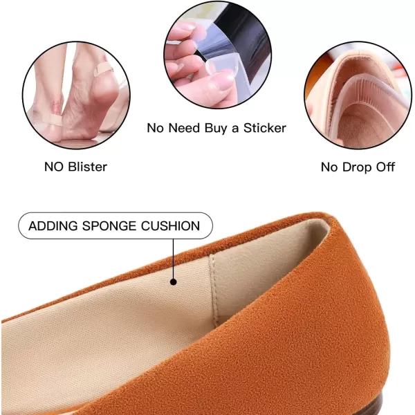 MUSSHOE Flats Shoes Women Comfortable Round Toe Memory Foam Women's Flats