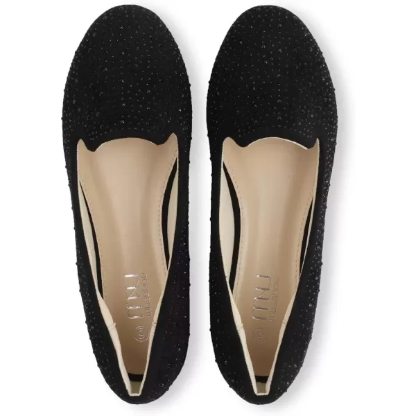 MUSSHOE Flats Shoes Women Comfortable Round Toe Memory Foam Women's Flats