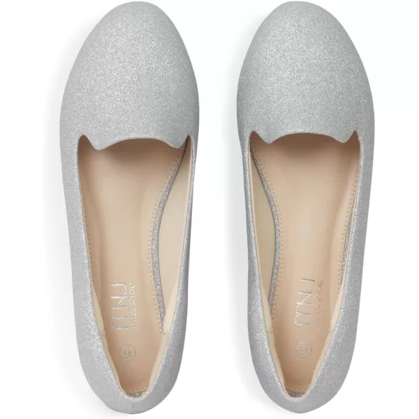 MUSSHOE Flats Shoes Women Comfortable Round Toe Memory Foam Women's Flats