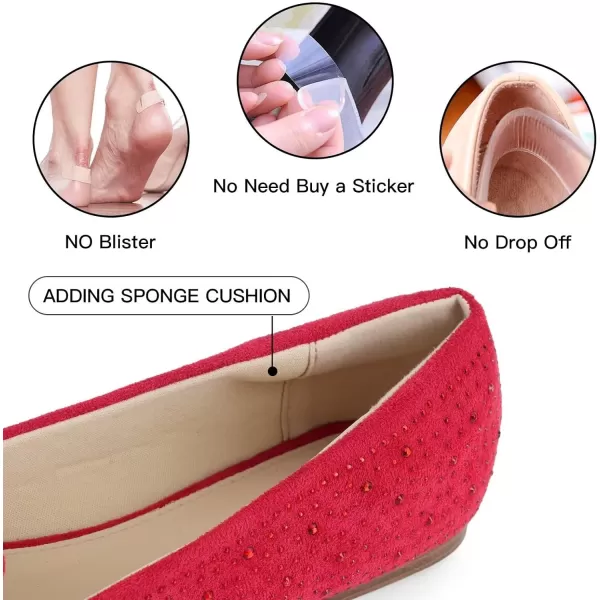 MUSSHOE Flats Shoes Women Comfortable Round Toe Memory Foam Women's Flats