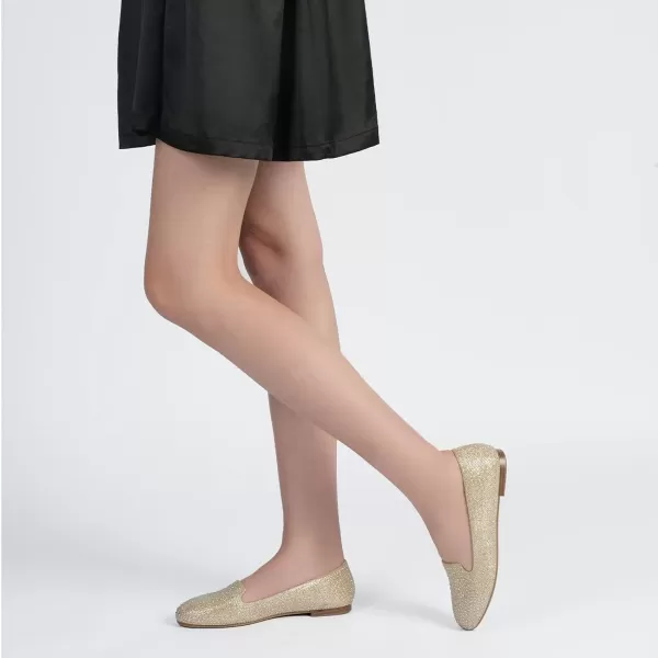 MUSSHOE Flats Shoes Women Comfortable Round Toe Memory Foam Women's Flats