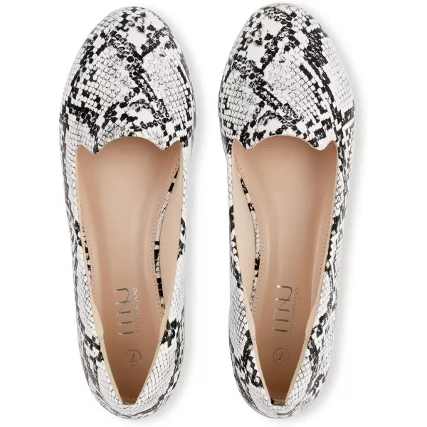 MUSSHOE Flats Shoes Women Comfortable Round Toe Memory Foam Women's Flats