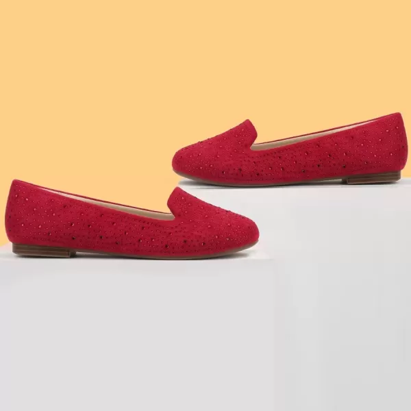 MUSSHOE Flats Shoes Women Comfortable Round Toe Memory Foam Women's Flats