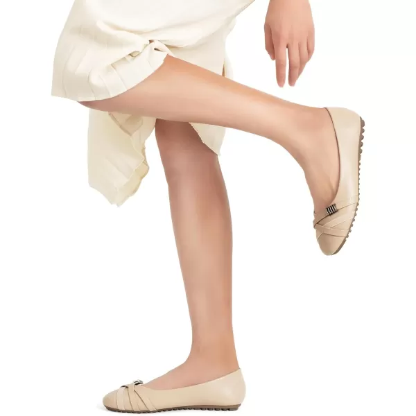 MUSSHOE Flats Shoes Women Dressy Comfortable Slip On Round Toe Womens Flats